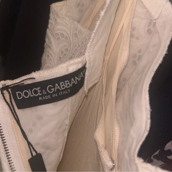 Dolce & Gabbana White Lace Mini Dress - size 36 EU - Picture 4 of 5